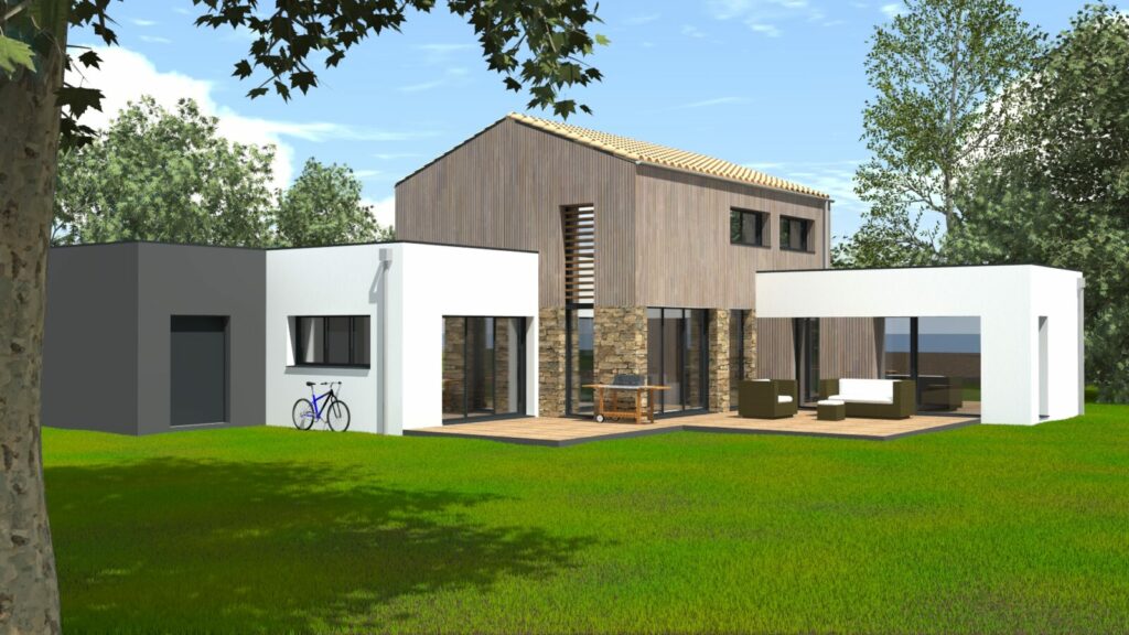 Maison en bardage bois