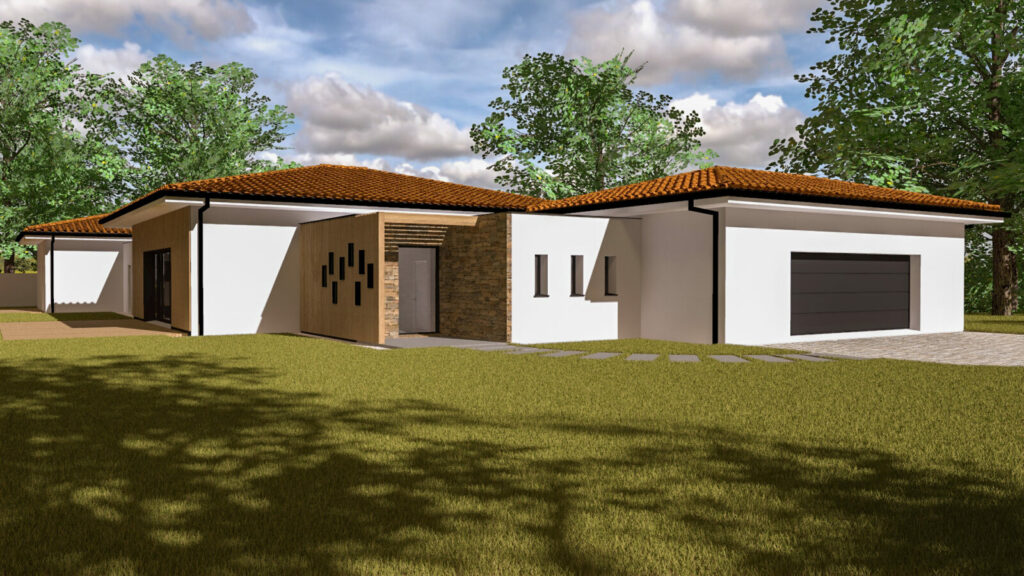Villa moderne en pierre